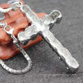 Punk silver cross pendant,silver gothic modern cross pendants